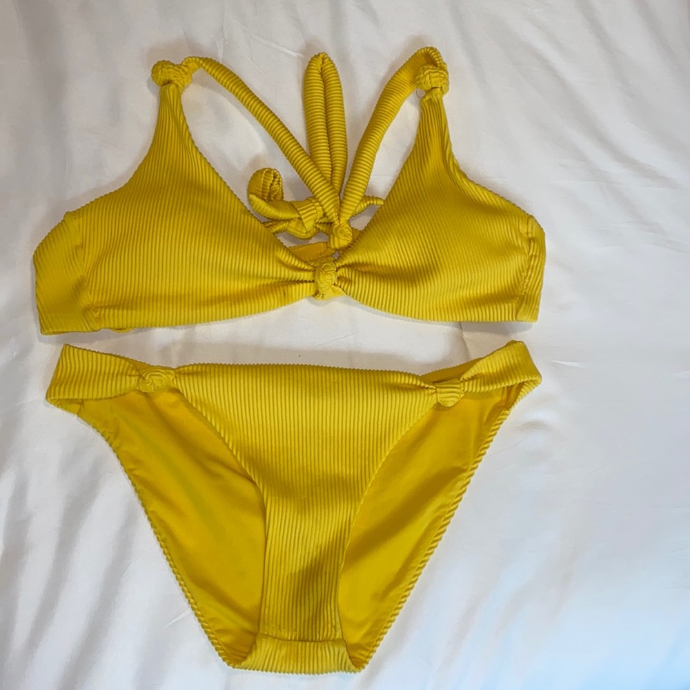 Yellow bikini